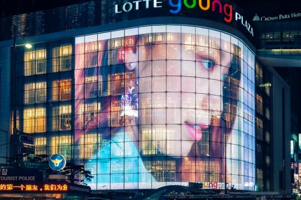 C2玻璃幕牆 LED 顯示屏