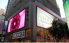 FOREVER 21 戶(hù)外大屏閃耀香港銅鑼灣